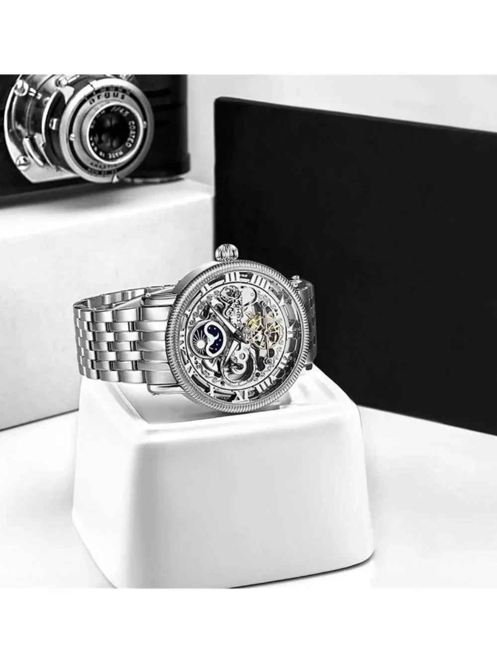 NWT Stuhrling Original Legacy Automatic Silver Dial Men's Watch